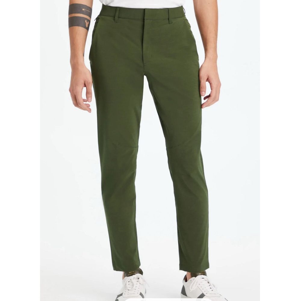 Fabletics THE ONLY PANT men's Size XXL Olive Green Athletic Stretch $90 NWT